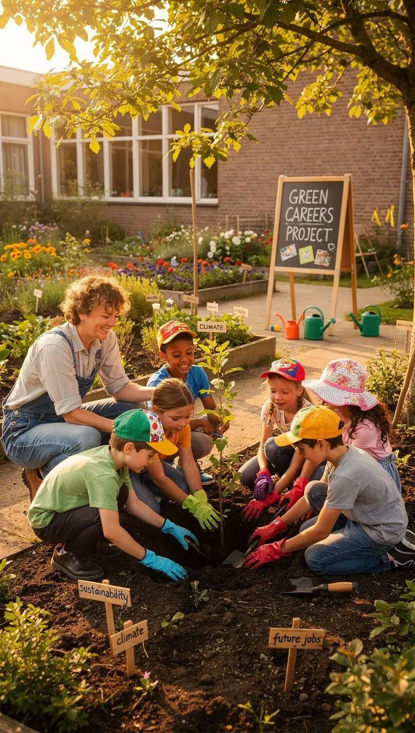 Een jongere die een mentor ontmoet voor loopbaanadvies in een gezellige omgeving.