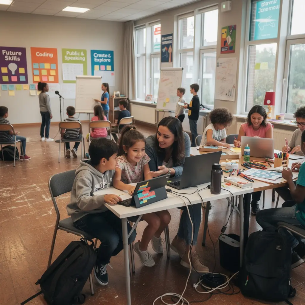 Een jongere die trots zijn certificaat vasthoudt na het voltooien van een cursus voor persoonlijke ontwikkeling.